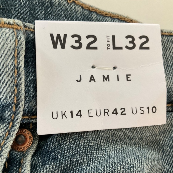 TOPSHOP Women’s Jamie High Rise Skinny Jeans Stretch Blue Mid Wash Size* W… - Picture 13 of 13